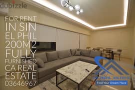 super deluxe apartment for rent in sin el Phil 0
