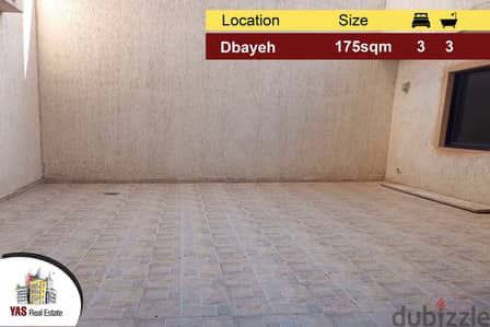 Dbayeh 175m2 | 80m2 Terrace | City View | New Building | PJ |