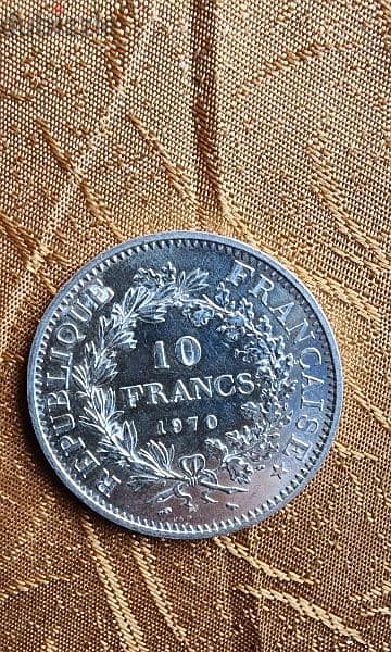 french silver coin 1