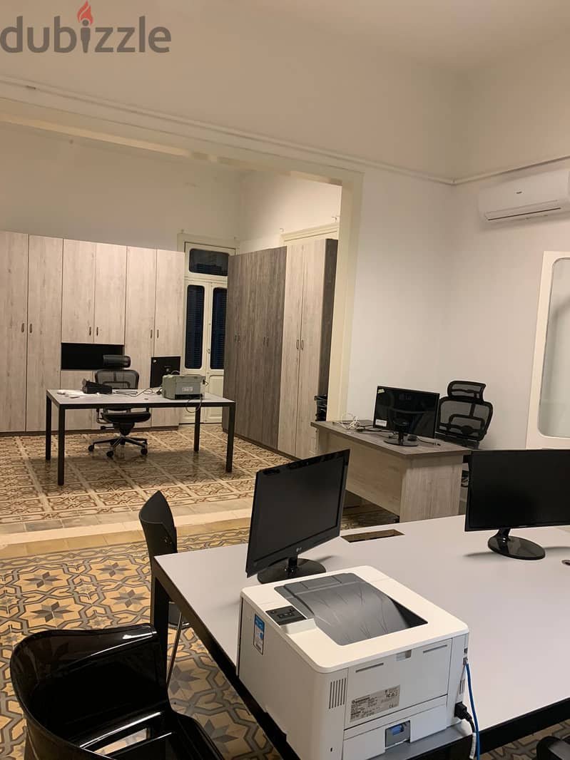 L14402-Fully Furnished Office for Rent In Al Saifi Achrafieh 2