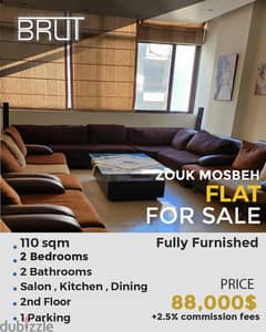 Amazing Deal , 110 sqm Fully Furnished - Zouk Mosbeh