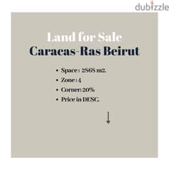 Land for Sale in Caracas- Ras Beirut