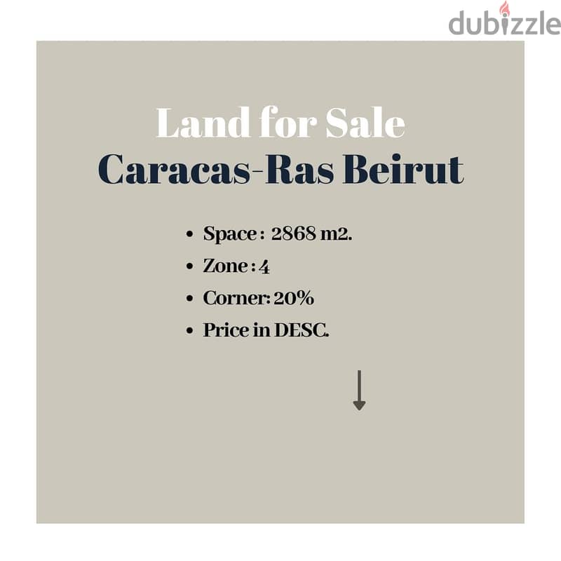 Land for Sale in Caracas- Ras Beirut 0