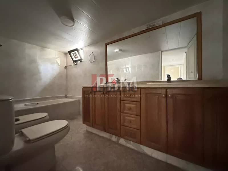Comfortable Apartment For Rent In Raouche | High Floor | 300 SQM | 12