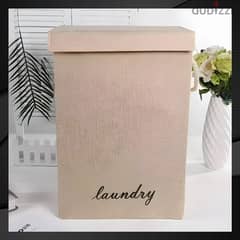 Laundry Basket With Lid - Foldable