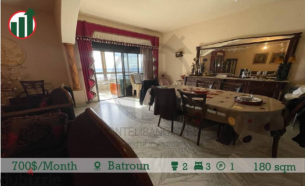 Fully Furnished Apartment for rent in Batroun! 2