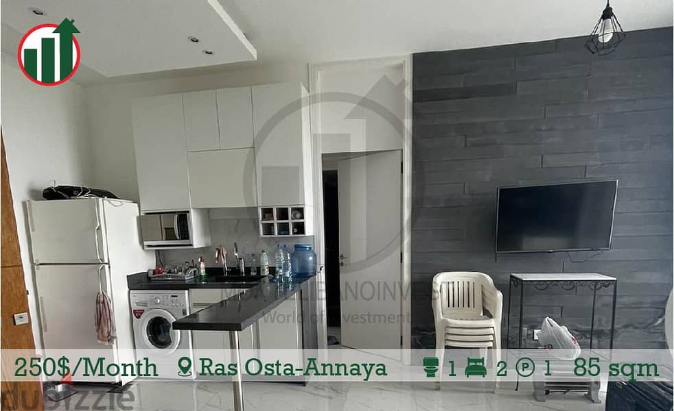 Fully Furnished Apartment for rent in Ras Osta Annaya! 1