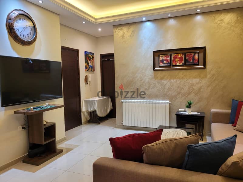 200 SQM Furnished Apartment for Rent in Nabay, Metn with Terrace 1