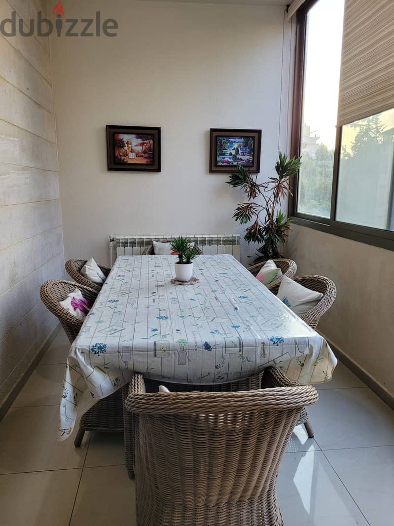 200 SQM Furnished Apartment for Rent in Nabay, Metn with Terrace 4