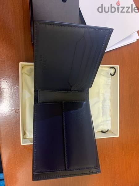 Mont Blanc New Collection Navy Blue Wallet 1