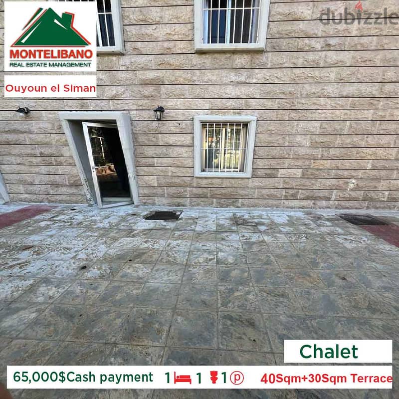 65,000$Cash payment!!Chalet for sale in Ouyoun el siman!! 1