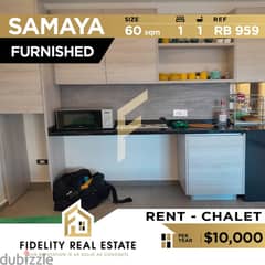 Chalet for rent in Samaya furnished RB959