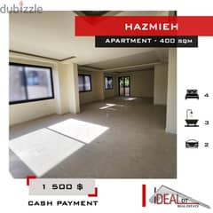 Apartment for rent in Hazmieh 400 sqm  ref#aea16047