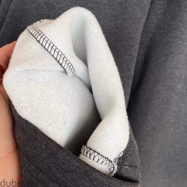 PUMA Grey Fleeced Sweatpants. 5