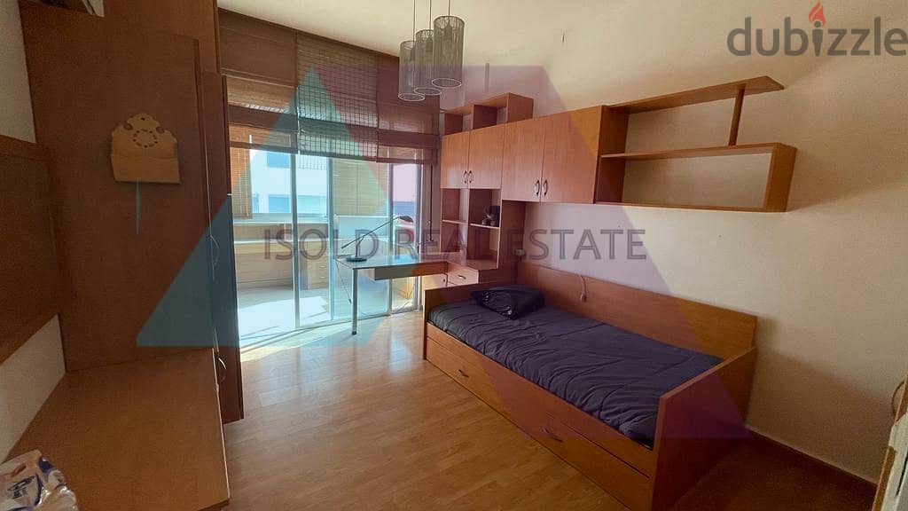 A furnished 285 m2 apartment + open sea view for sale in Mtayleb 7