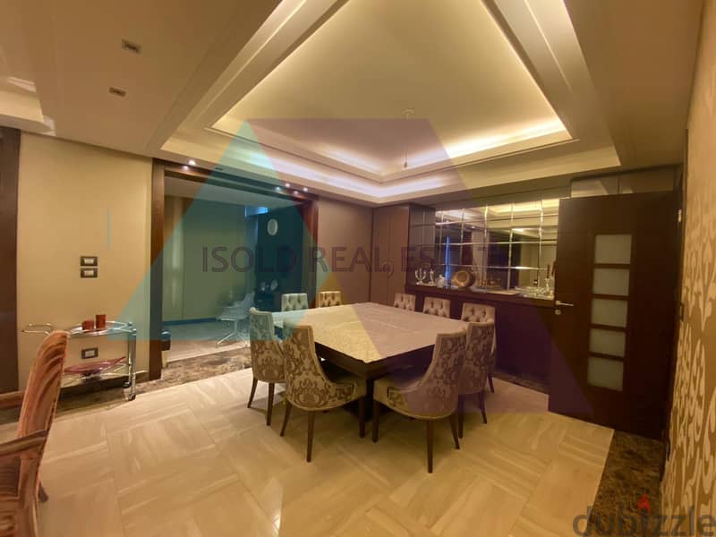 Fully Furnished 370 m2 apartment+open city view for sale in Msaytbeh 2