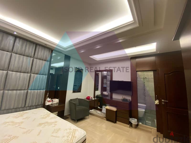 Fully Furnished 370 m2 apartment+open city view for sale in Msaytbeh 13