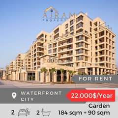 Dbayeh Waterfront | 184 sqm + 90 sqm Garden  | 22,000$/Year