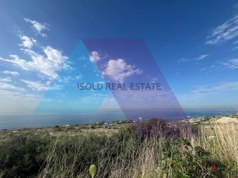 A 4378 m2 land + open mountain/sea view for sale in Berbara 1