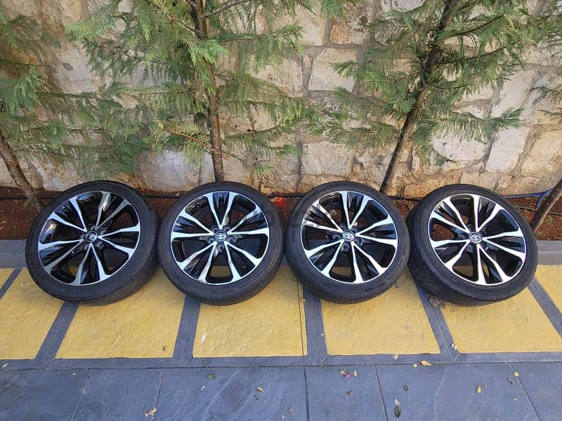 Toyota 17" Original Rims w/ Tires 0