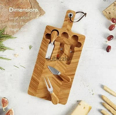 vonshef bamboo cheese board