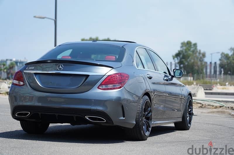 C300 Gray-Red 2018 Look AMG 2021 3