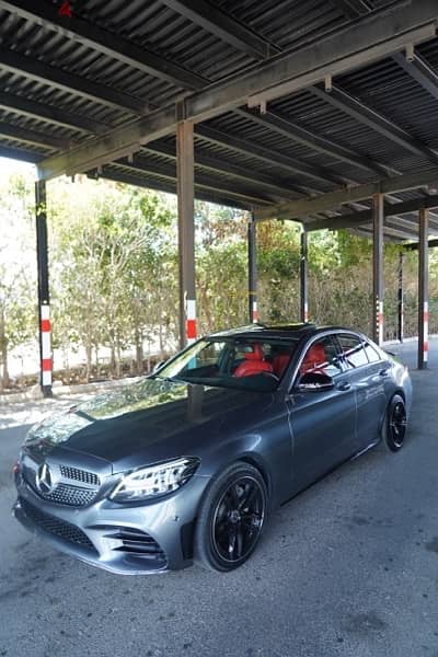 C300 Gray-Red 2018 Look AMG 2021 15