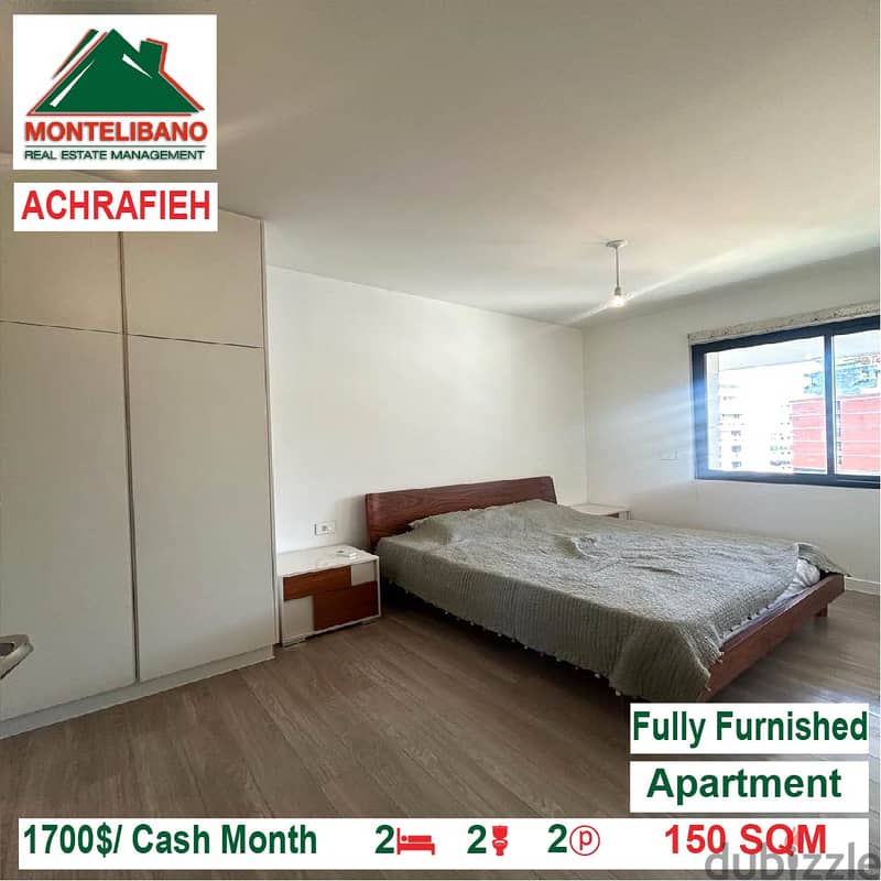 1700$/Cash Month!! Apartment for rent in Achrafieh!! 3