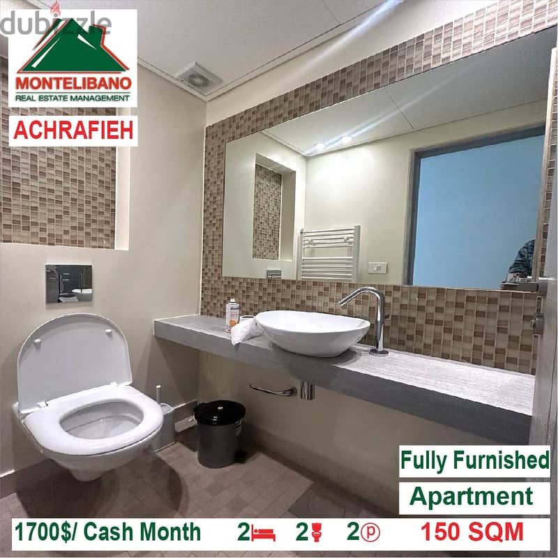 1700$/Cash Month!! Apartment for rent in Achrafieh!! 4