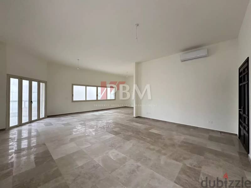 Beautiful Apartment For Rent In Raouche | Balcony | 295 SQM | 2