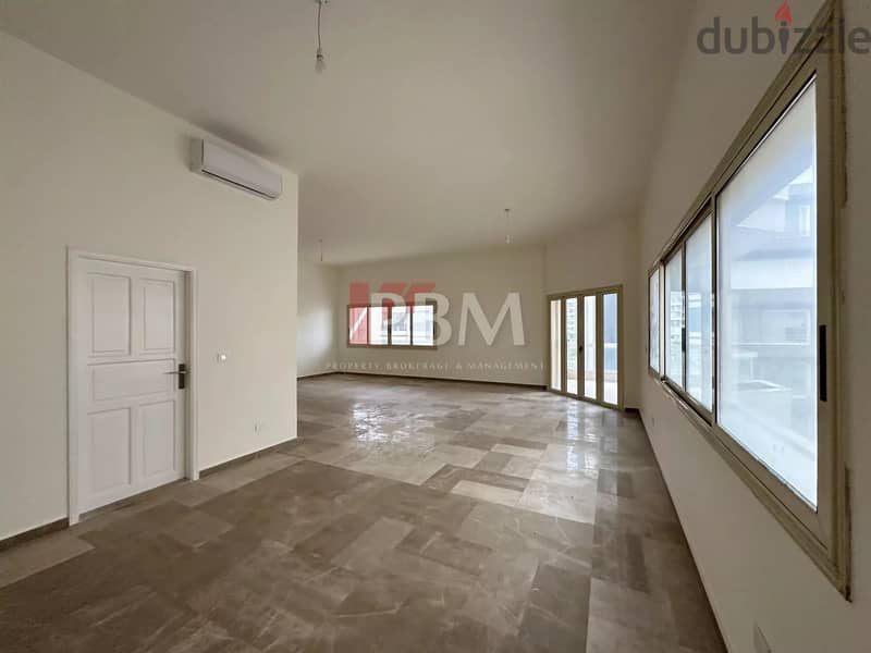 Beautiful Apartment For Rent In Raouche | Balcony | 295 SQM | 3