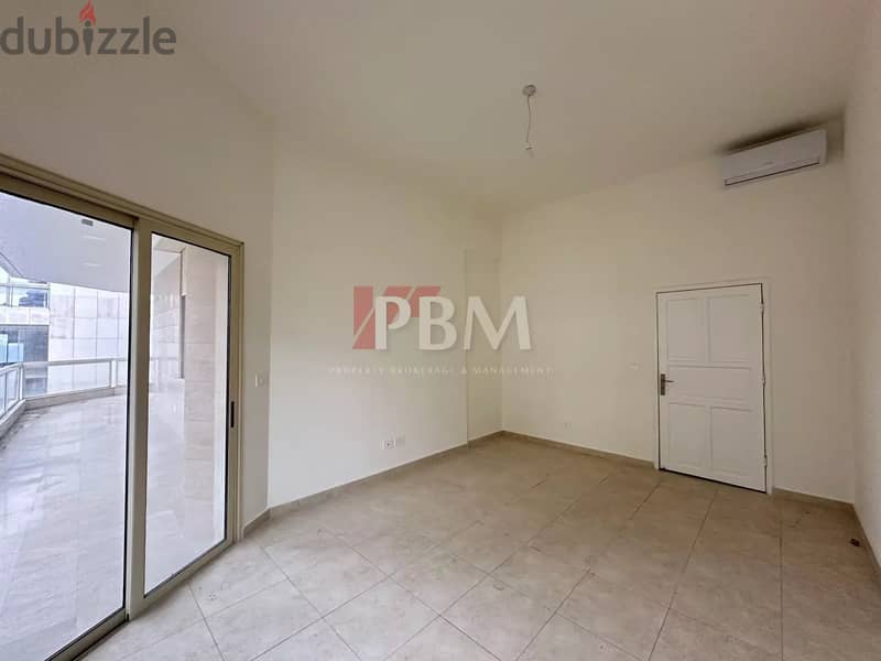 Beautiful Apartment For Rent In Raouche | Balcony | 295 SQM | 6