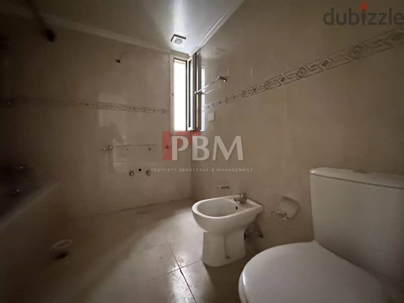 Beautiful Apartment For Rent In Raouche | Balcony | 295 SQM | 15
