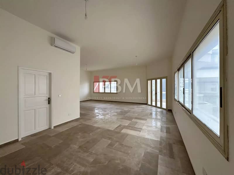 Amazing Apartment For Rent In Raouche | Balcony | 295 SQM | 2