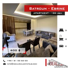 Furnished Apartment with terrace in Batroun 180 sqm ref#jcf3316