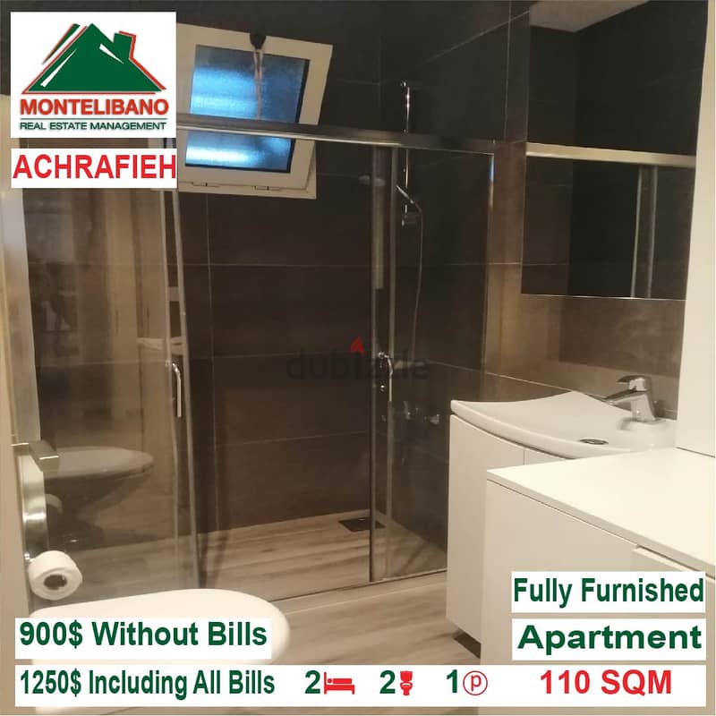 1250$/Cash Month!! Apartment for rent in Achrafieh!! 4