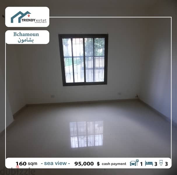 apartment for sale in bchamoun  شقة للبيع في بشامون مع اطلالة مميزة 9