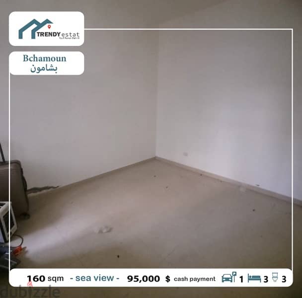 apartment for sale in bchamoun  شقة للبيع في بشامون مع اطلالة مميزة 12
