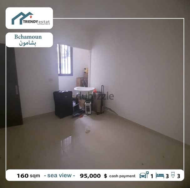 apartment for sale in bchamoun  شقة للبيع في بشامون مع اطلالة مميزة 13