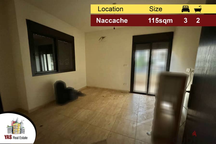 Naccache 115m2 | Well Maintained | Quiet Area | PJ | 0