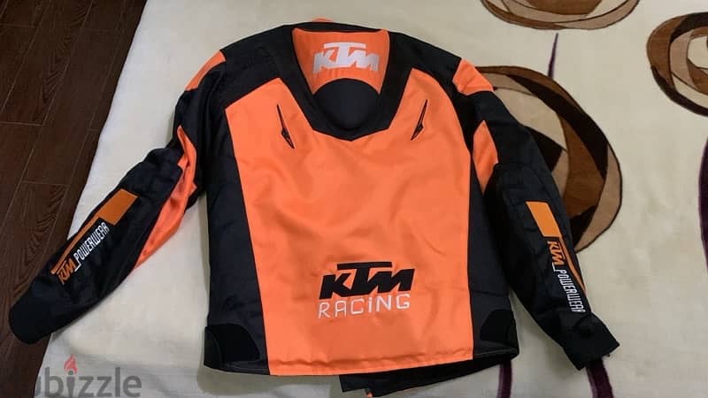 KTM Racing Team Winter Jacket Black/Orange Waterproof -Full protection 1