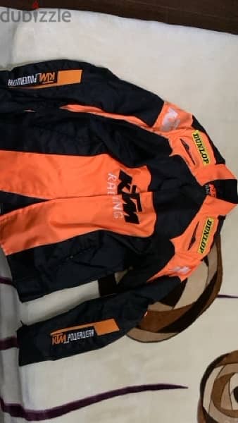 KTM Racing Team Winter Jacket Black/Orange Waterproof -Full protection 2