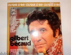 Gilbert Becaud disque d or gatefold  media & cover vg