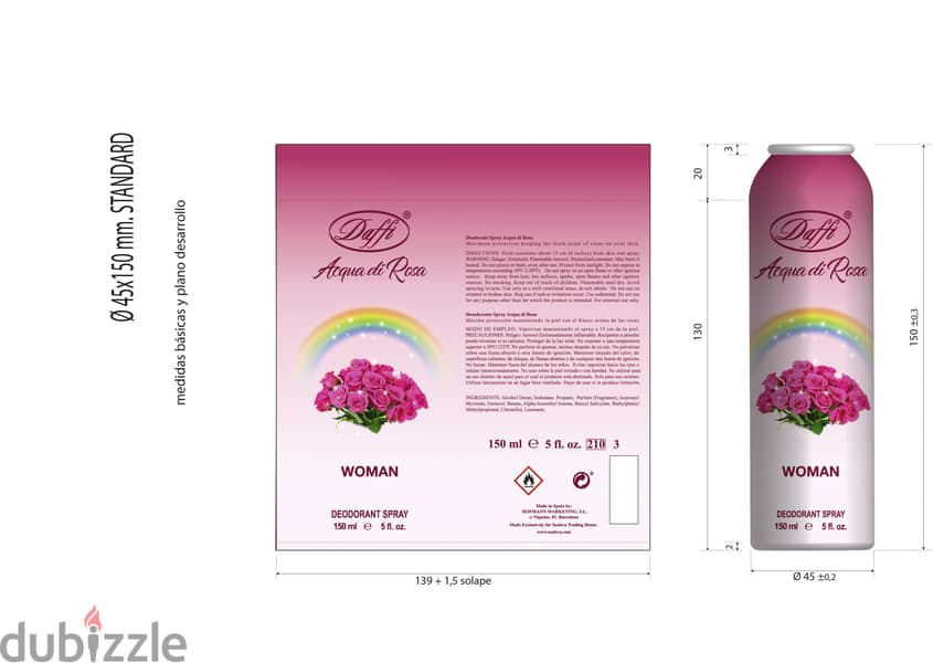 Aqua Di Rosa Deodorant 1