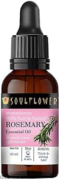 SOULFLOWER ORGANIC ROSEMARY OIL FOR HAIR GROWTH, HAIRFALL CONTROL & SC