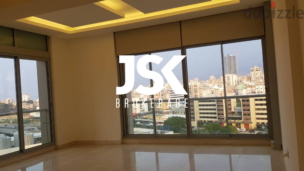 L14459-Apartment with Panoramic City View for Rent in New Achrafieh 0