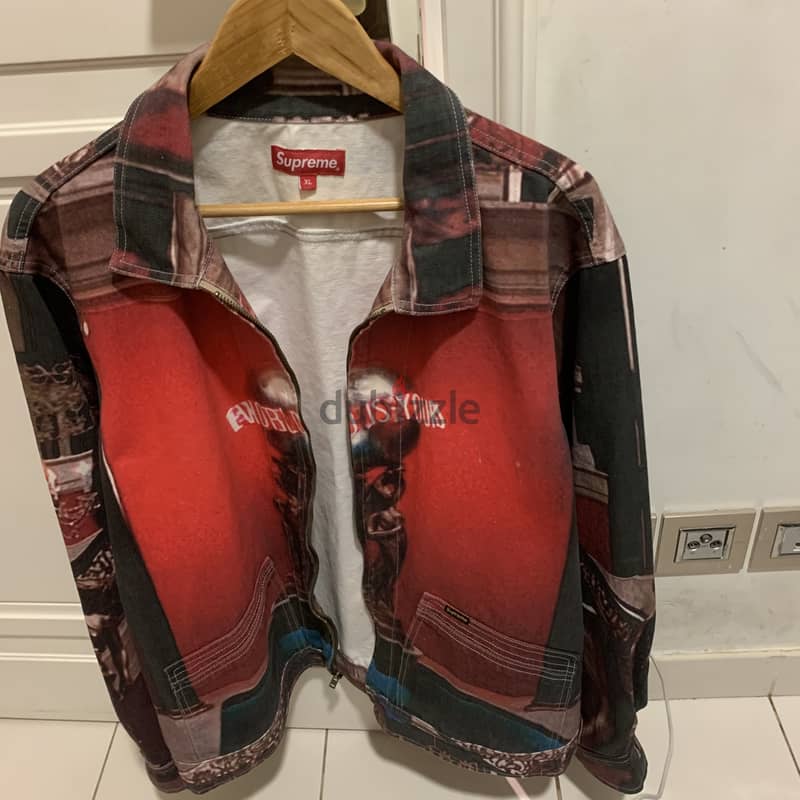 Men's Supreme Scarface Denim Jacket 11