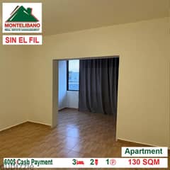 600$!! Apartment for rent located in Sin El Fil 0