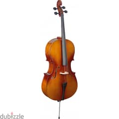 Stagg 4/4 L Size Plywood Cello With Carrybag