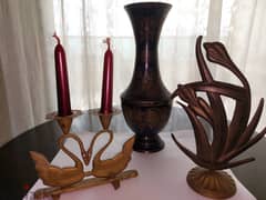 نحاس - Brass - مزهرية - تمثال - candle holder